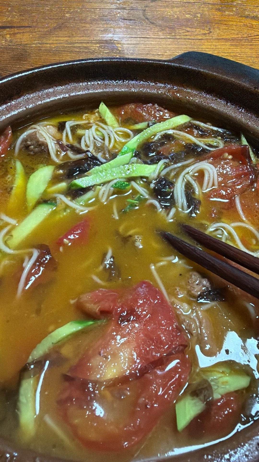 A bowl of noodle soup at a local noodle shop